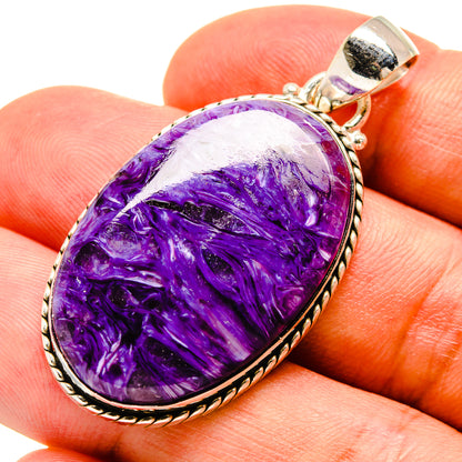 Charoite Pendants handcrafted by Ana Silver Co - PD757624
