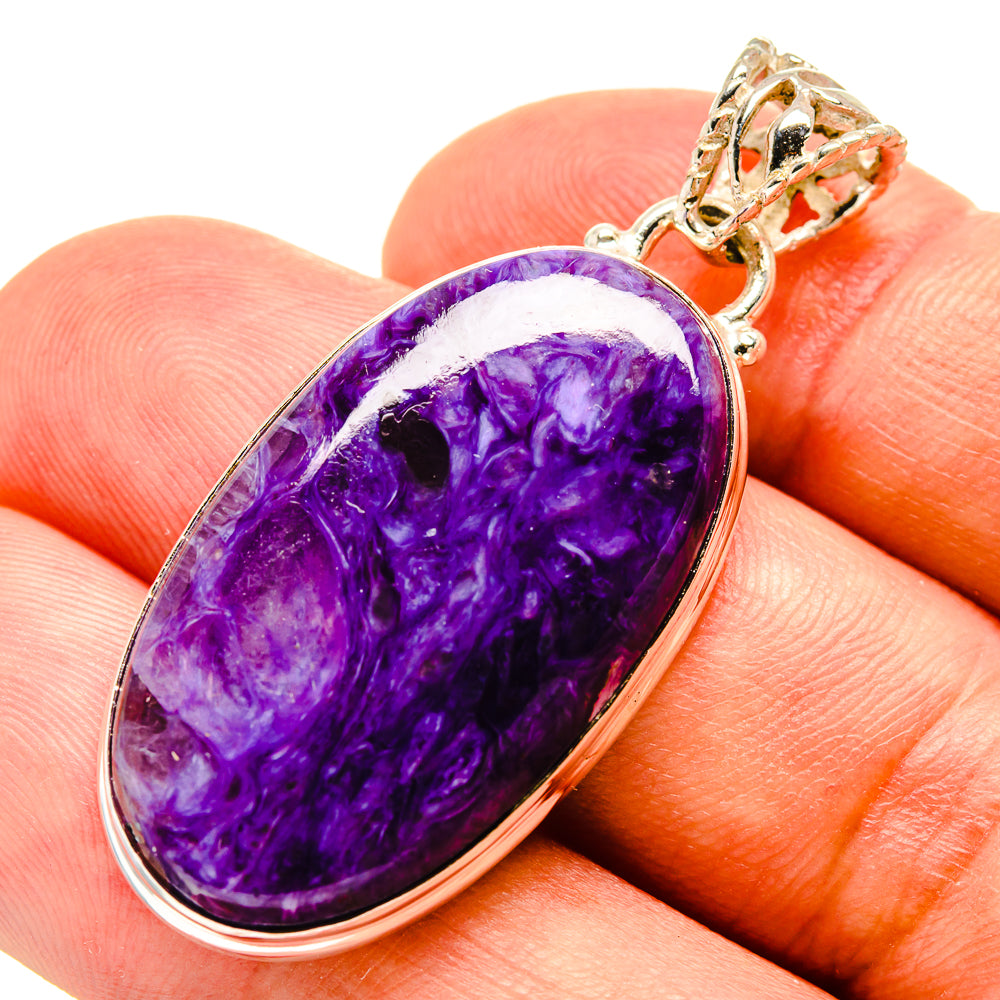 Charoite Pendants handcrafted by Ana Silver Co - PD757626