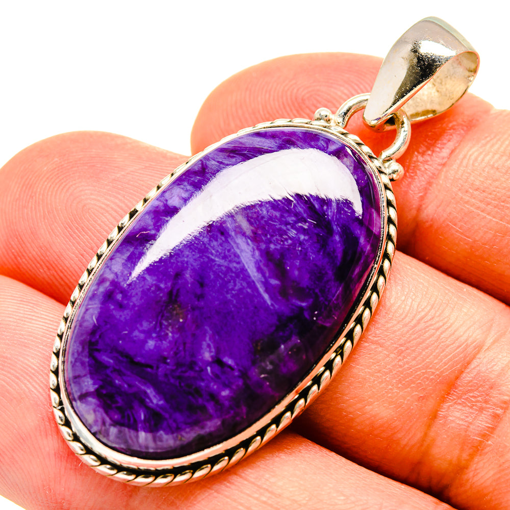 Charoite Pendants handcrafted by Ana Silver Co - PD757627