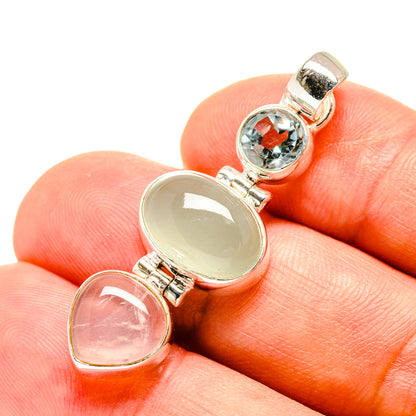 Prehnite Pendants handcrafted by Ana Silver Co - PD757629