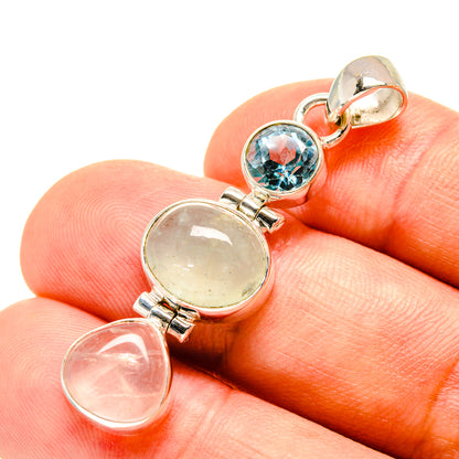 Prehnite Pendants handcrafted by Ana Silver Co - PD757631