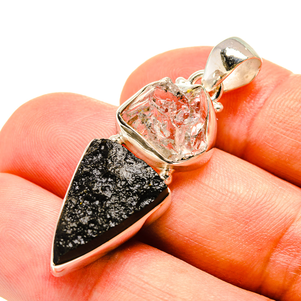 Tektite Pendants handcrafted by Ana Silver Co - PD757640