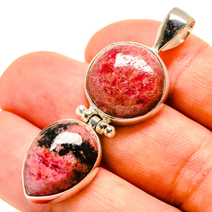 Rhodonite Pendants handcrafted by Ana Silver Co - PD757646
