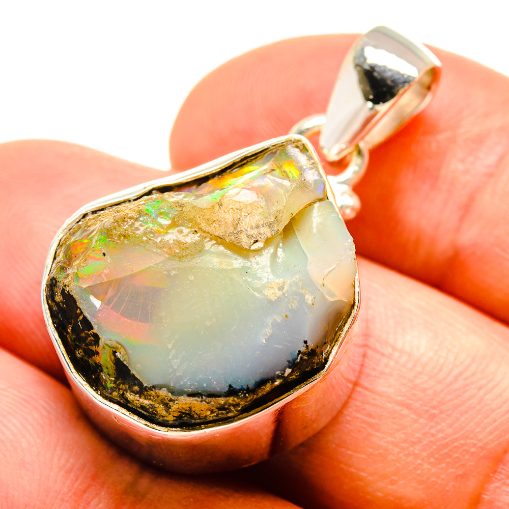 Ethiopian Opal Pendants handcrafted by Ana Silver Co - PD757658