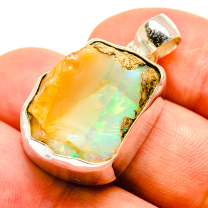 Ethiopian Opal Pendants handcrafted by Ana Silver Co - PD757660