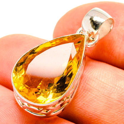 Citrine Pendants handcrafted by Ana Silver Co - PD757675