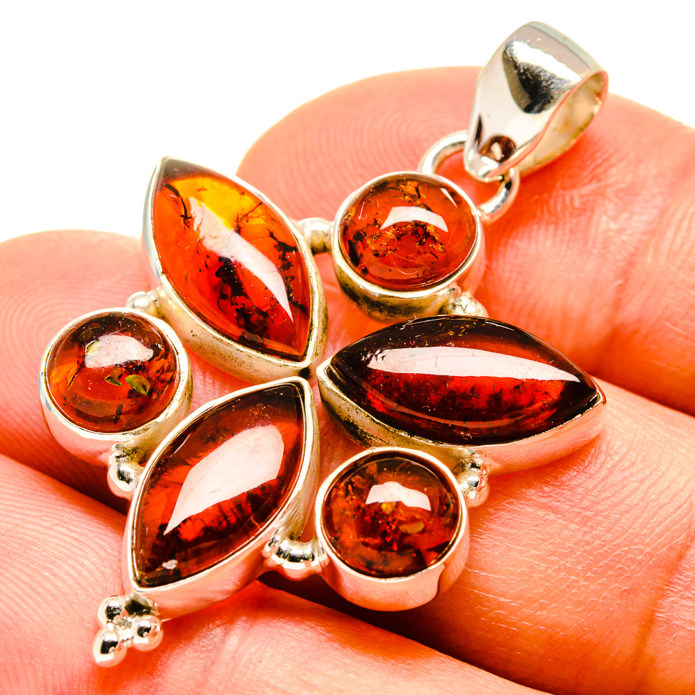 Baltic Amber Pendants handcrafted by Ana Silver Co - PD757678