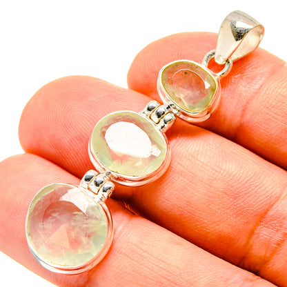 Prehnite Pendants handcrafted by Ana Silver Co - PD757682