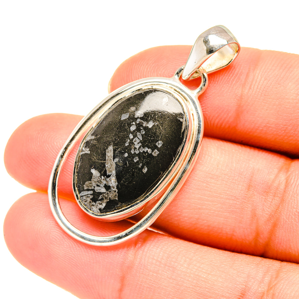 Chrysanthemum Stone Pendants handcrafted by Ana Silver Co - PD7577