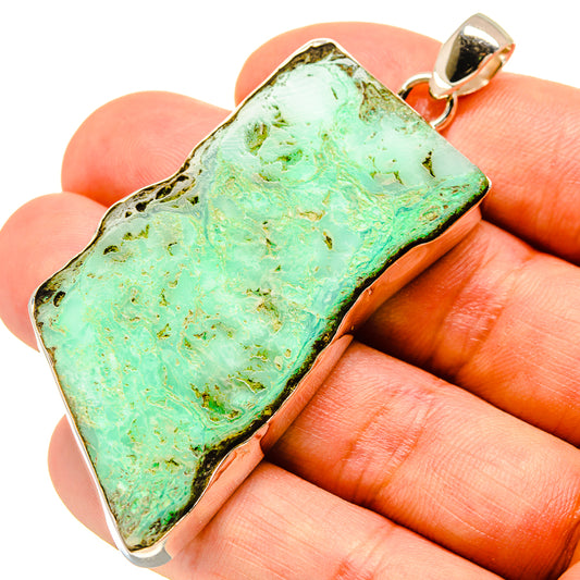 Chrysoprase Pendants handcrafted by Ana Silver Co - PD757705