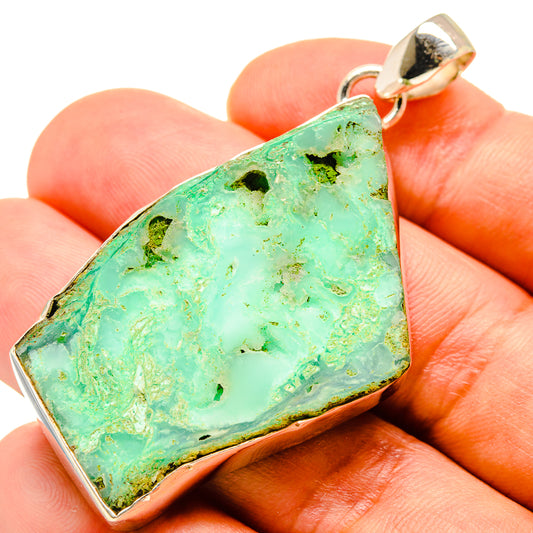 Chrysoprase Pendants handcrafted by Ana Silver Co - PD757711