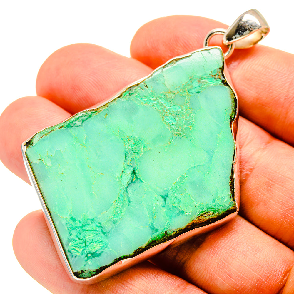 Chrysoprase Pendants handcrafted by Ana Silver Co - PD757712