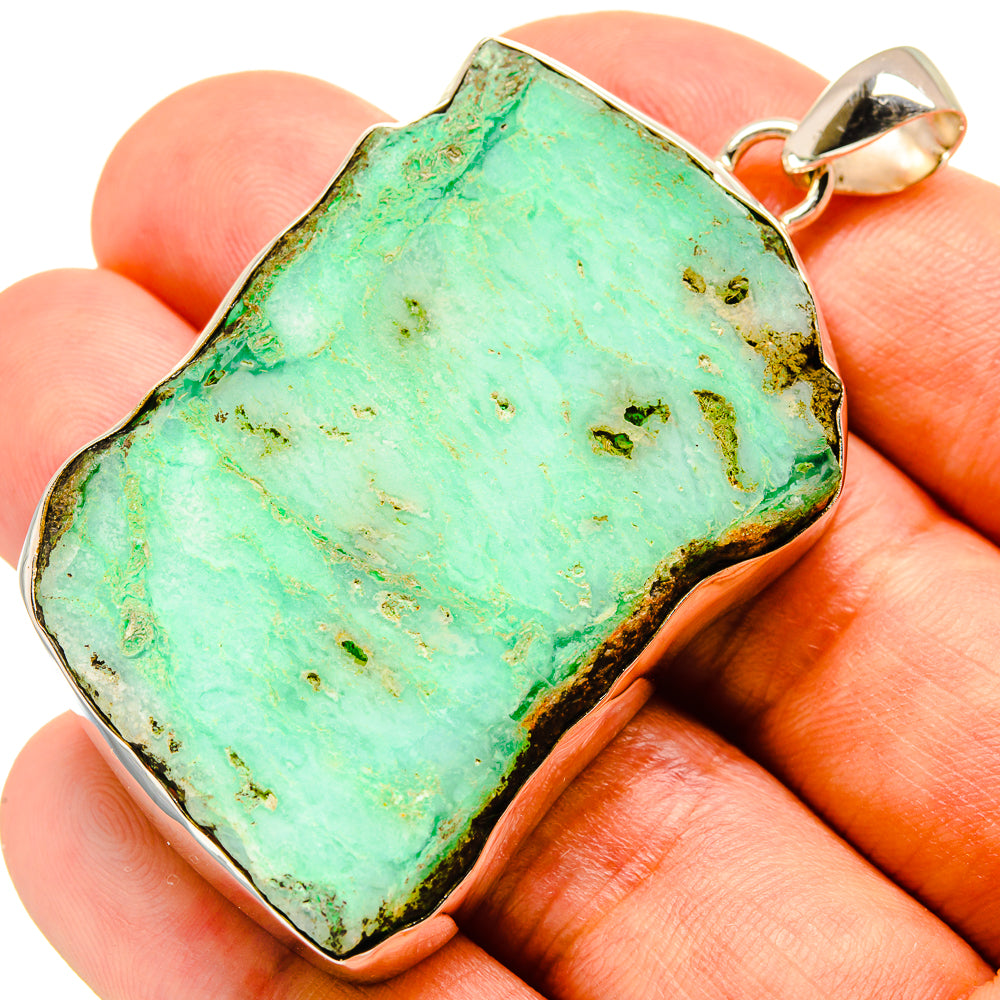 Chrysoprase Pendants handcrafted by Ana Silver Co - PD757713