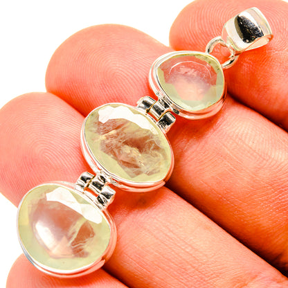 Prehnite Pendants handcrafted by Ana Silver Co - PD757714