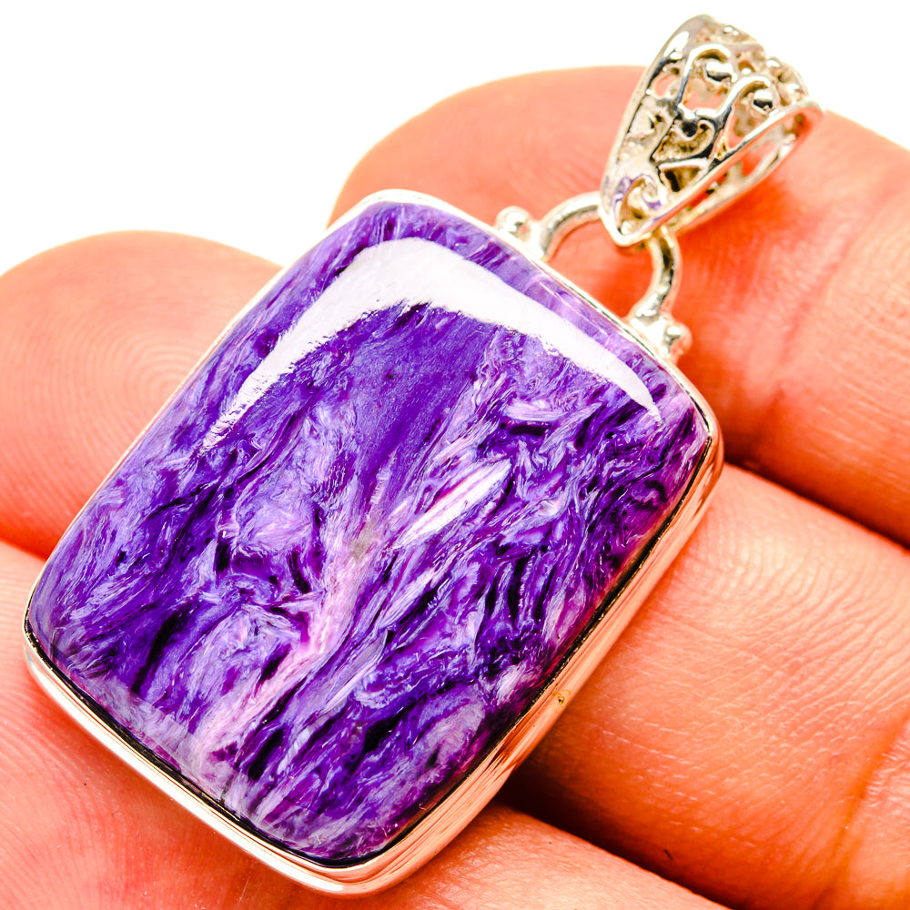 Charoite Pendants handcrafted by Ana Silver Co - PD757739