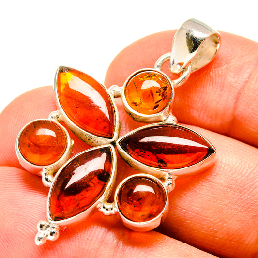 Baltic Amber Pendants handcrafted by Ana Silver Co - PD757742