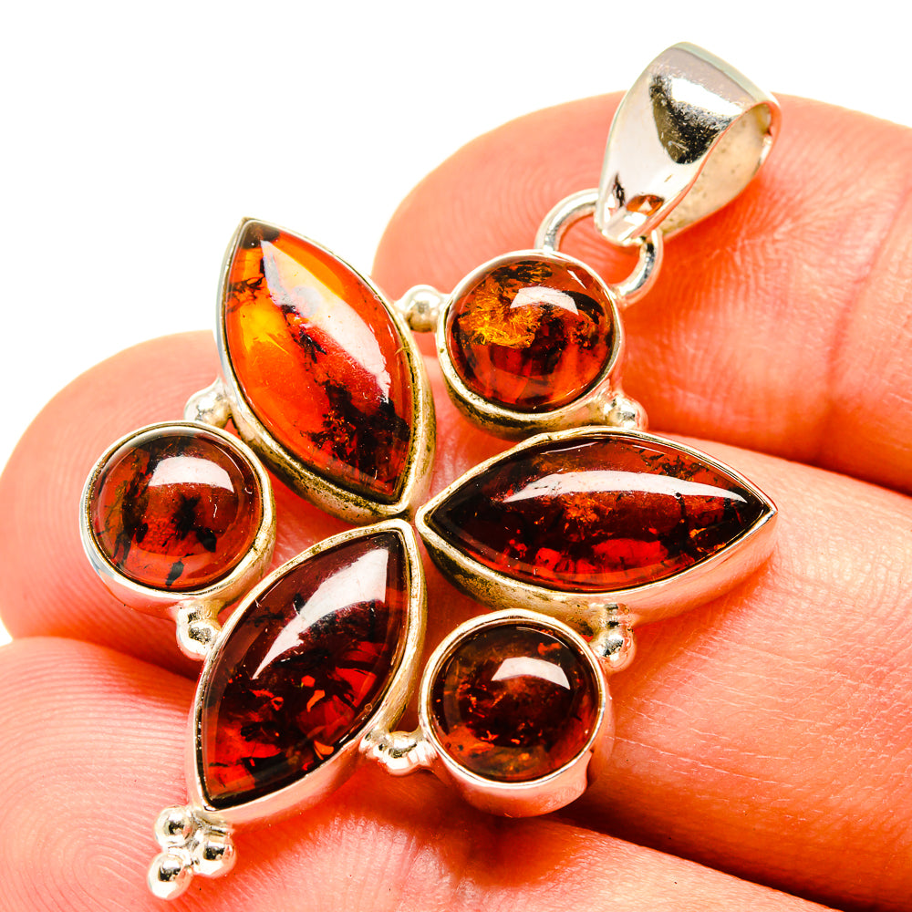 Baltic Amber Pendants handcrafted by Ana Silver Co - PD757745