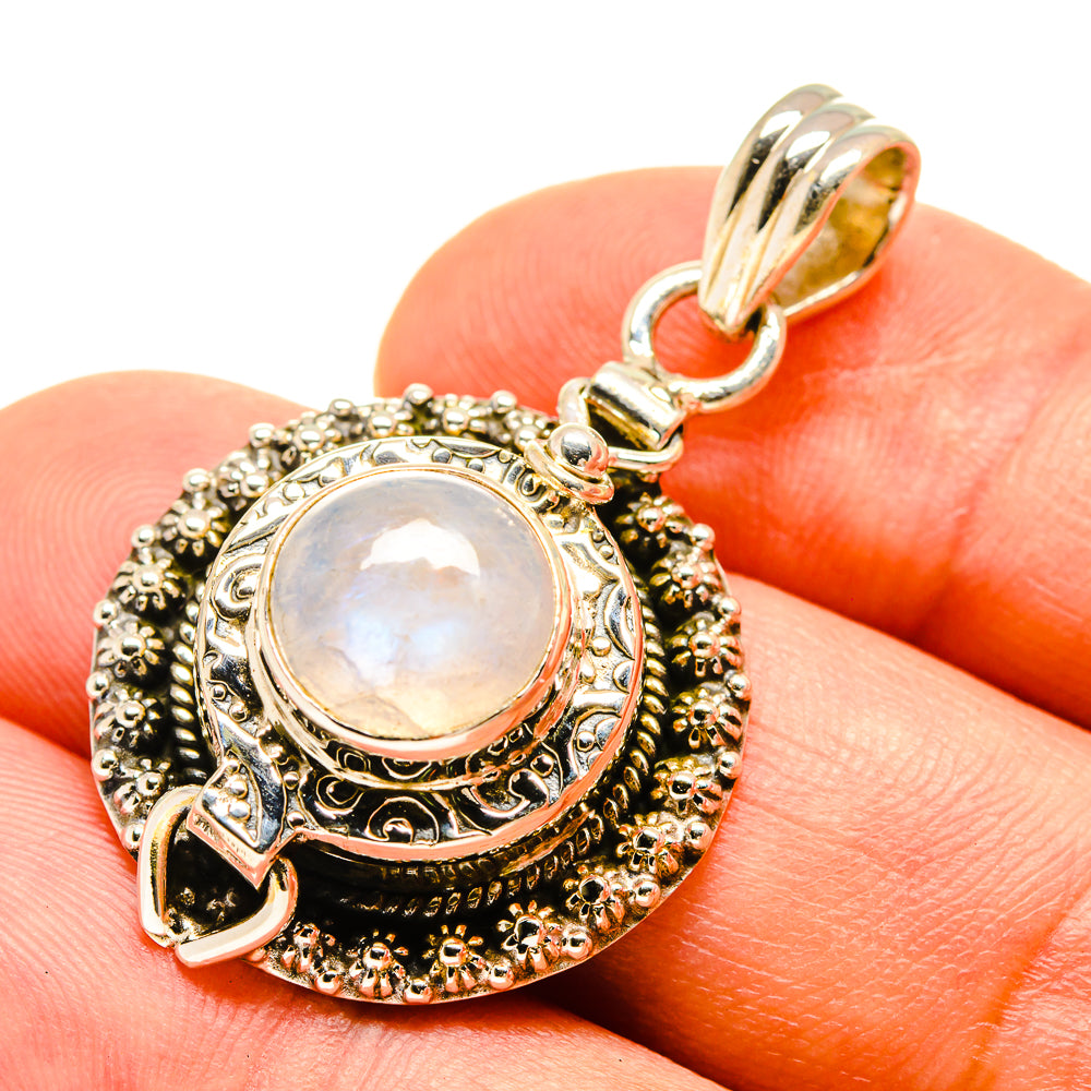 Rainbow Moonstone Pendants handcrafted by Ana Silver Co - PD757754