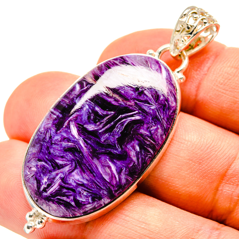 Charoite Pendants handcrafted by Ana Silver Co - PD757767