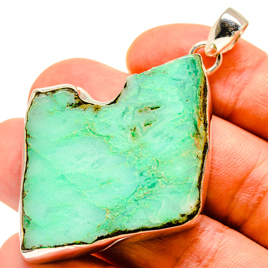Chrysoprase Pendants handcrafted by Ana Silver Co - PD757772