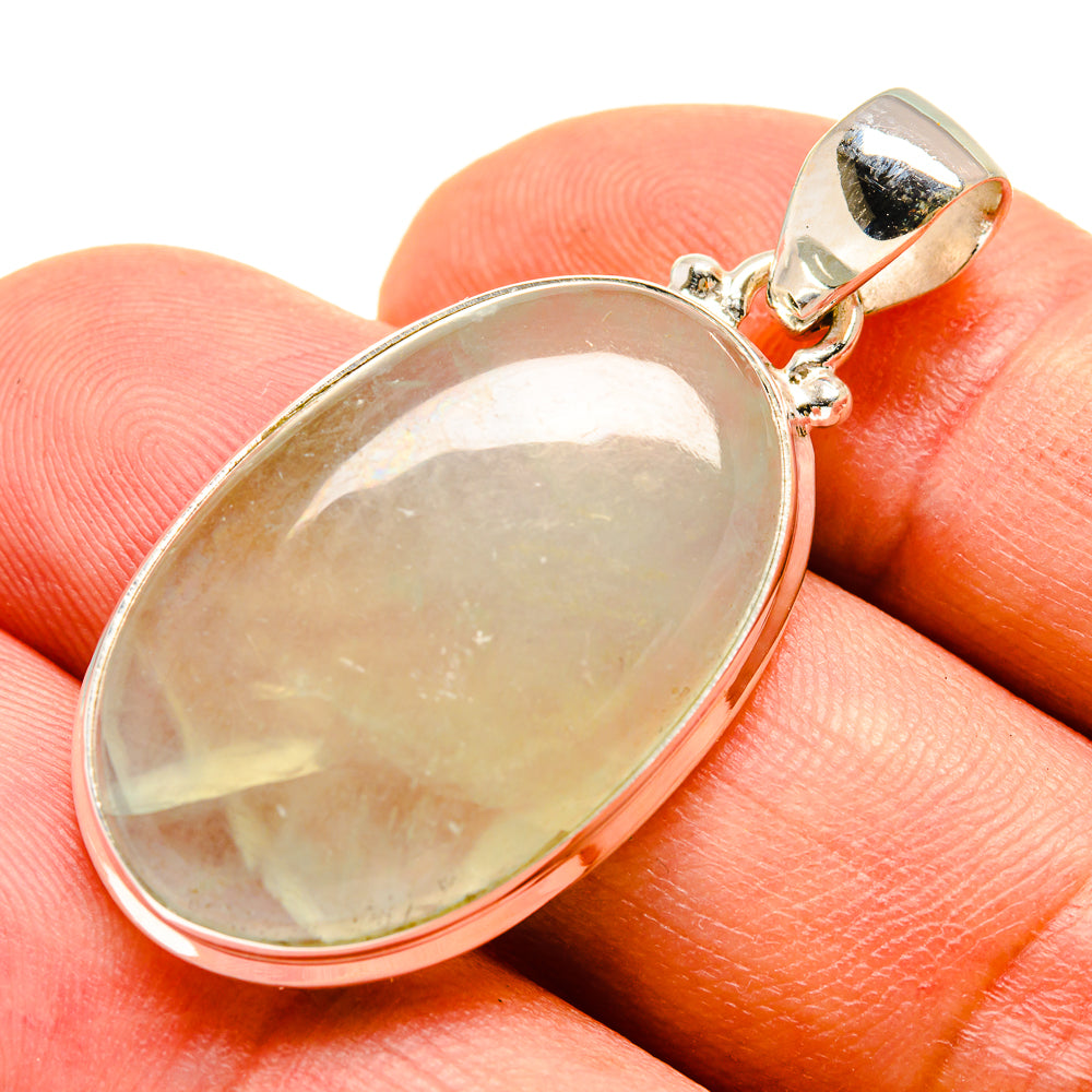 Prehnite Pendants handcrafted by Ana Silver Co - PD757775
