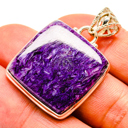 Charoite Pendants handcrafted by Ana Silver Co - PD757779