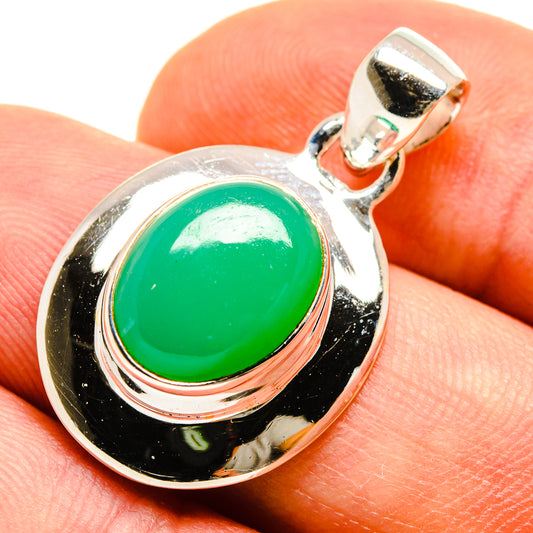 Chrysoprase Pendants handcrafted by Ana Silver Co - PD757785