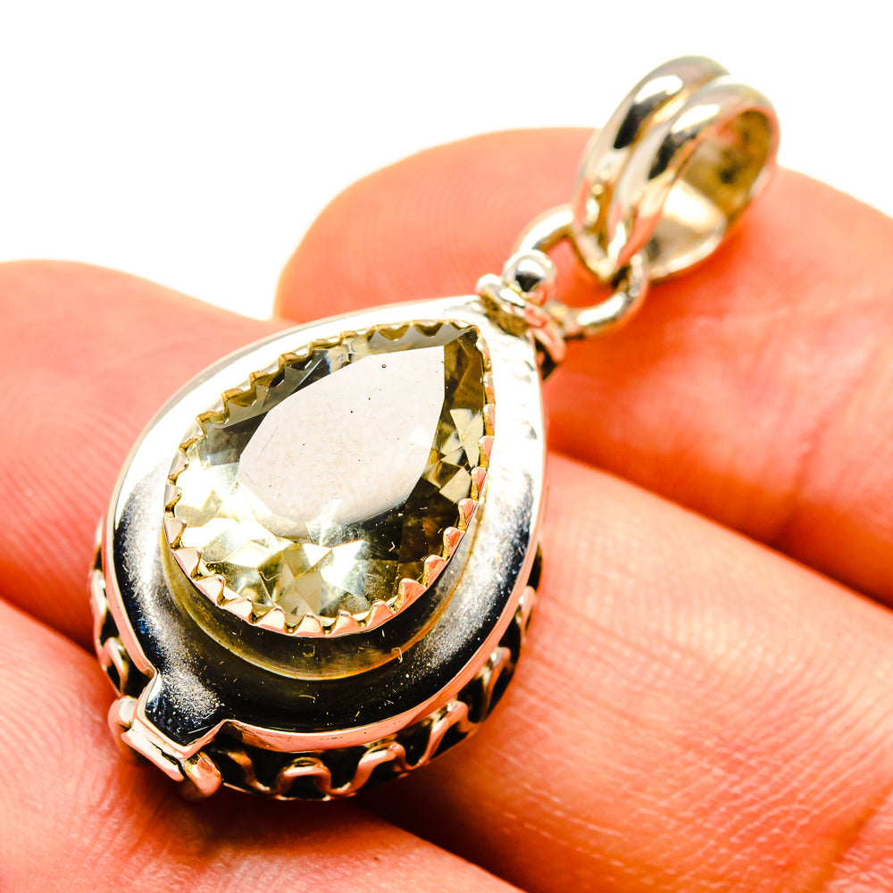 Green Amethyst Pendants handcrafted by Ana Silver Co - PD757789