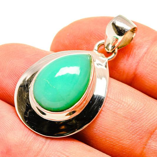 Chrysoprase Pendants handcrafted by Ana Silver Co - PD757795