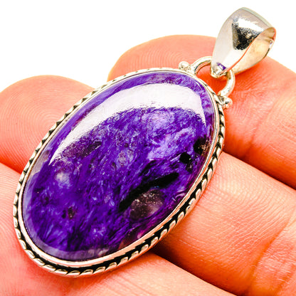 Charoite Pendants handcrafted by Ana Silver Co - PD757803