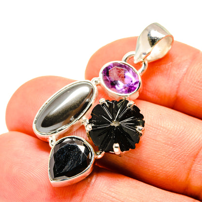 Black Onyx Pendants handcrafted by Ana Silver Co - PD757837