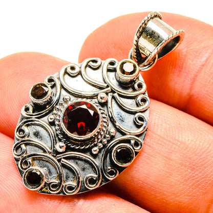 Garnet Pendants handcrafted by Ana Silver Co - PD757838