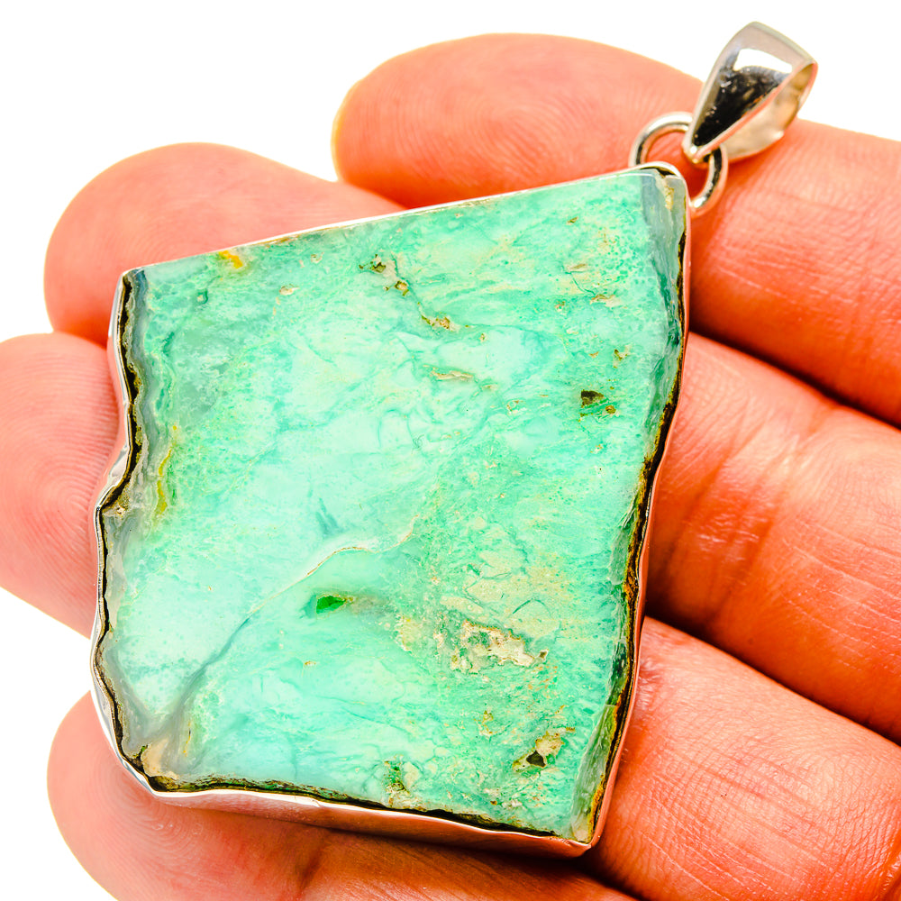 Chrysoprase Pendants handcrafted by Ana Silver Co - PD757857