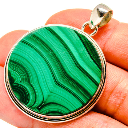 Malachite Pendants handcrafted by Ana Silver Co - PD757873