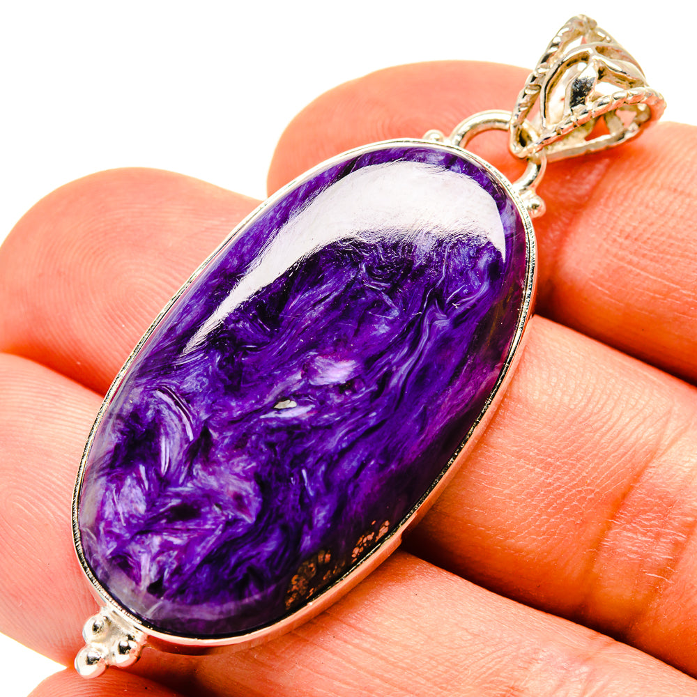 Charoite Pendants handcrafted by Ana Silver Co - PD757881