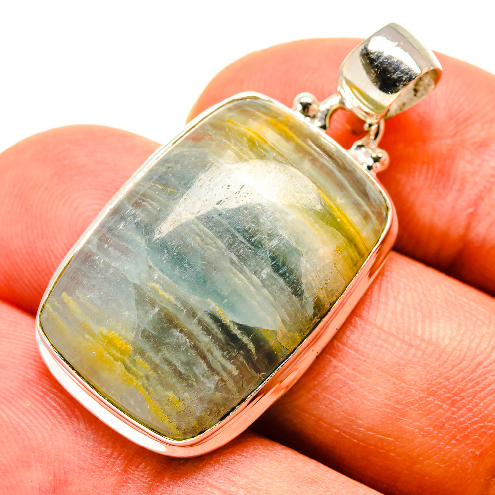 Peruvian Opal Pendants handcrafted by Ana Silver Co - PD757885