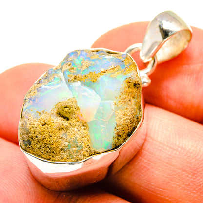 Ethiopian Opal Pendants handcrafted by Ana Silver Co - PD757894