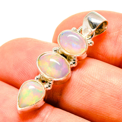 Ethiopian Opal Pendants handcrafted by Ana Silver Co - PD757895