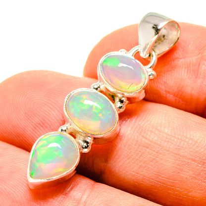 Ethiopian Opal Pendants handcrafted by Ana Silver Co - PD757896