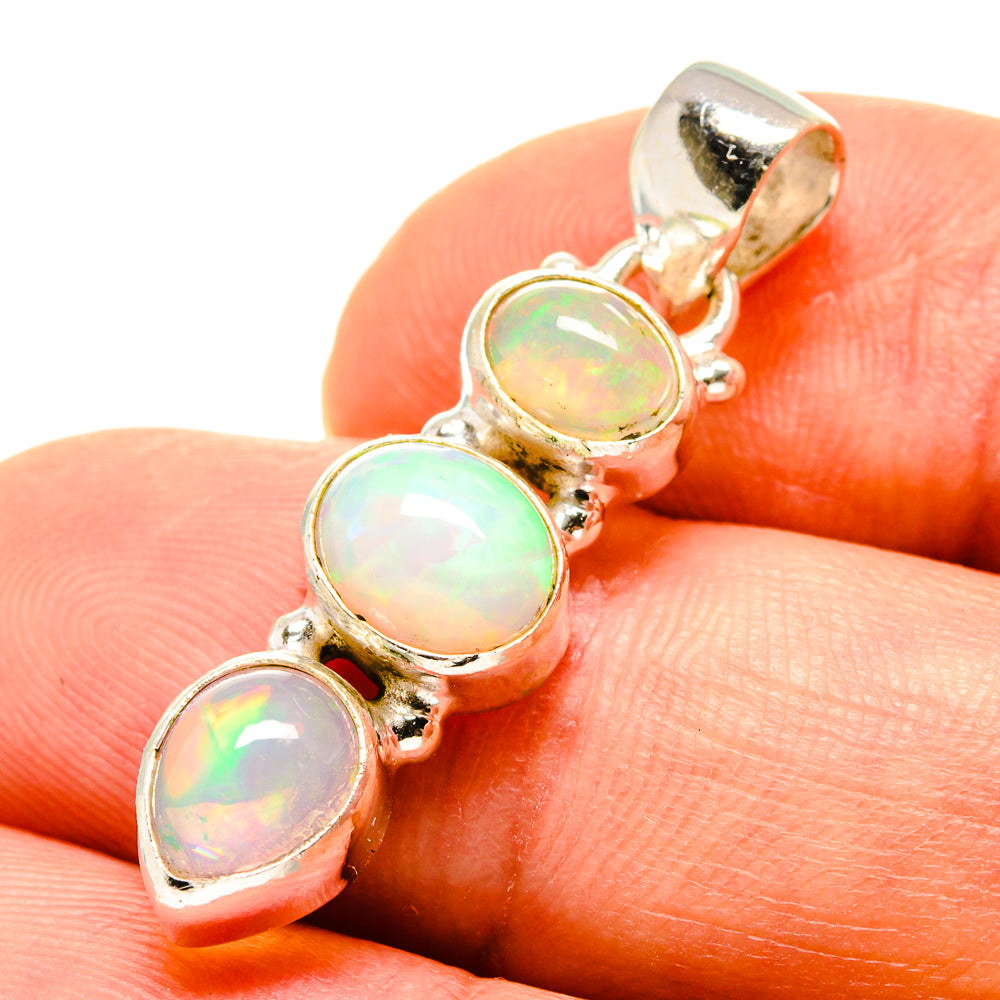 Ethiopian Opal Pendants handcrafted by Ana Silver Co - PD757899