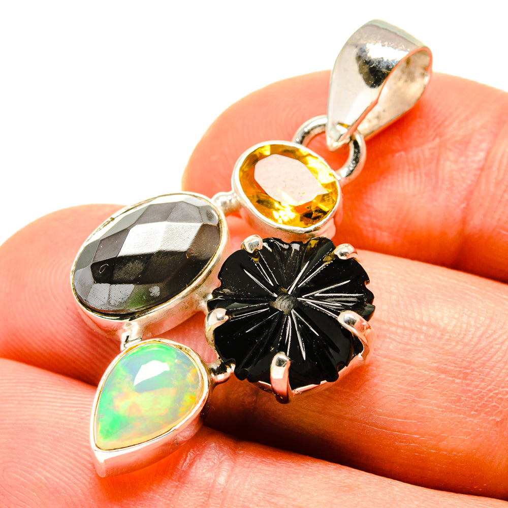Hematite Pendants handcrafted by Ana Silver Co - PD757900