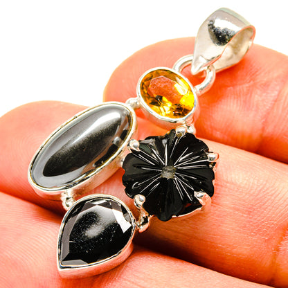Hematite Pendants handcrafted by Ana Silver Co - PD757901