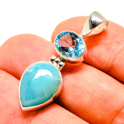 Larimar Pendants handcrafted by Ana Silver Co - PD757909