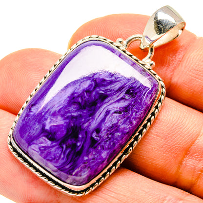 Charoite Pendants handcrafted by Ana Silver Co - PD757916