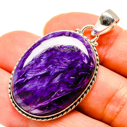 Charoite Pendants handcrafted by Ana Silver Co - PD757920