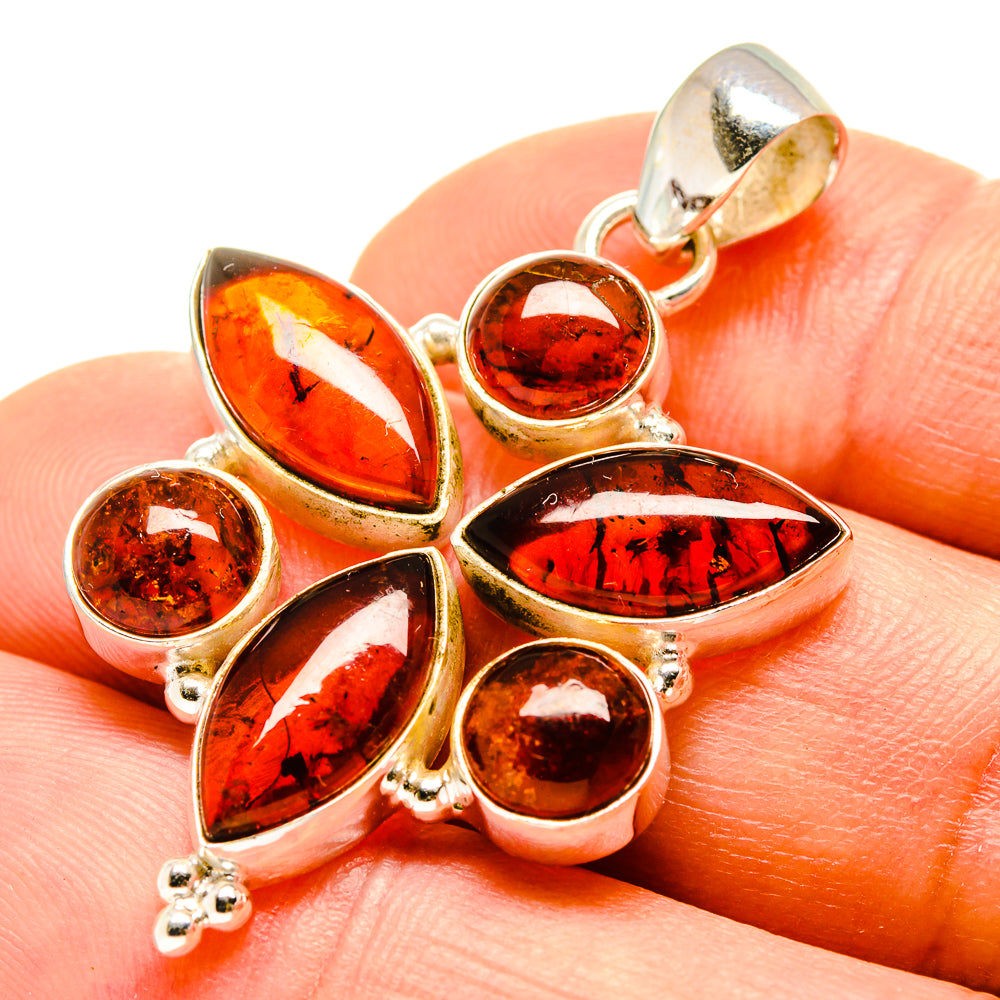 Baltic Amber Pendants handcrafted by Ana Silver Co - PD757935