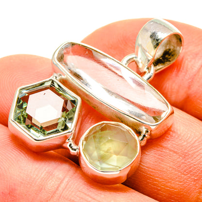 White Quartz Pendants handcrafted by Ana Silver Co - PD757939