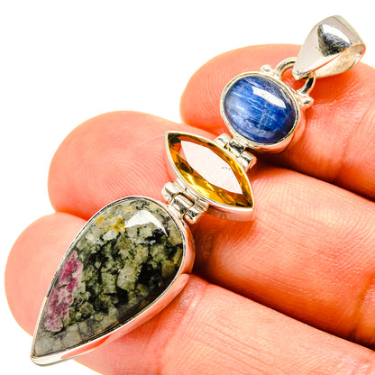 Russian Eudialyte Pendants handcrafted by Ana Silver Co - PD757983