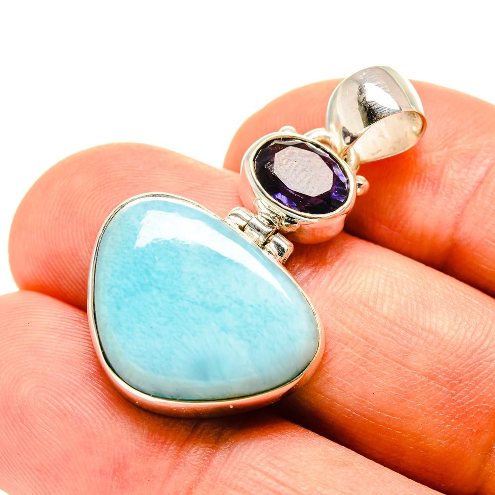 Larimar Pendants handcrafted by Ana Silver Co - PD757989