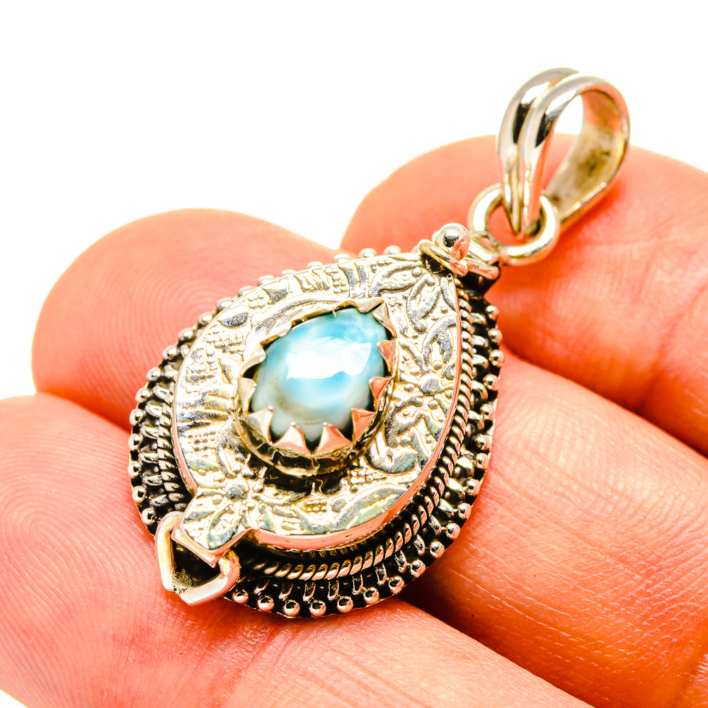 Larimar Pendants handcrafted by Ana Silver Co - PD757993